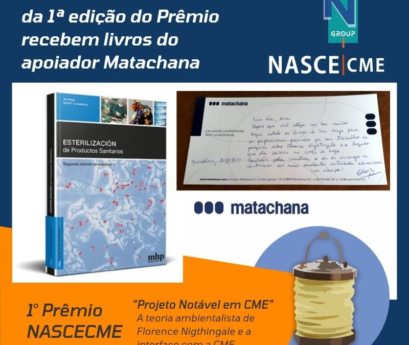 MATACHANA IST SPONSOR DES 1. FLORENCE-NIGHTINGALE-PREISES, ORGANISIERT VON NASCECME BRASILIEN