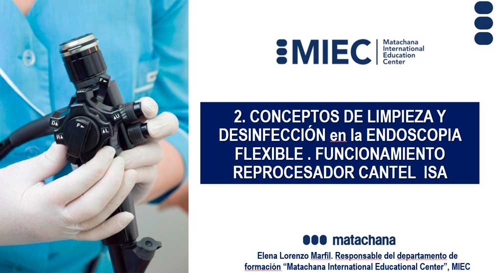 The AEEED acknowledges the training course on flexible endoscopy reprocessing held at the H.U. Infanta Leonor de Madrid, of scientific interest.